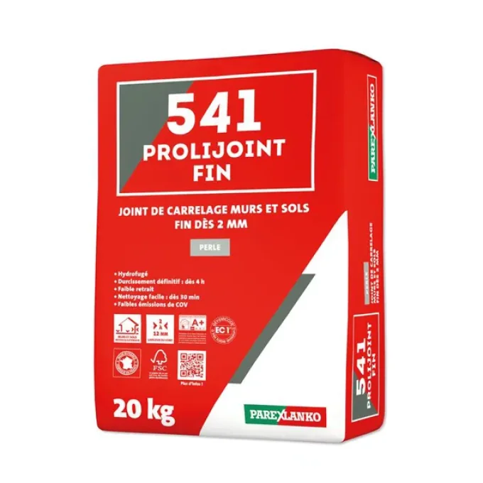 Prolijoint fin 541 gris Perle - Sac de 20 kg