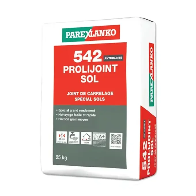 Prolijoint 542 gris anthracite - Sac de 25 kg